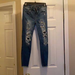 American Eagle size 0 short super stretch jeans